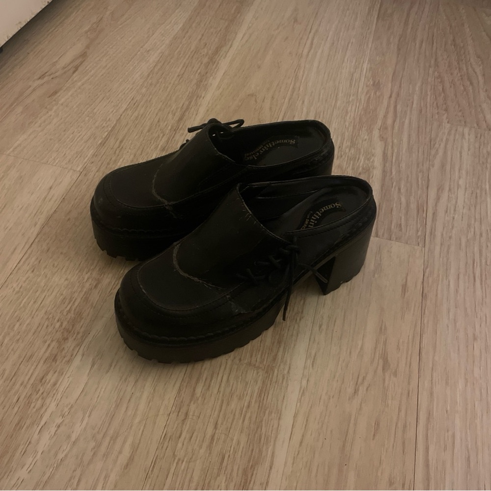 Black Platform Loafers